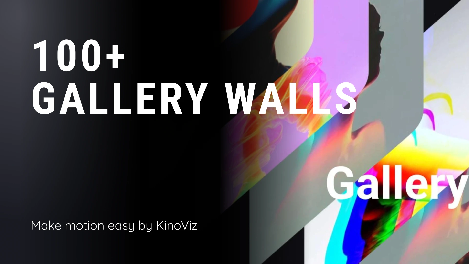 Create Animated Gallery Walls with 100+ Presets | KinoViz
