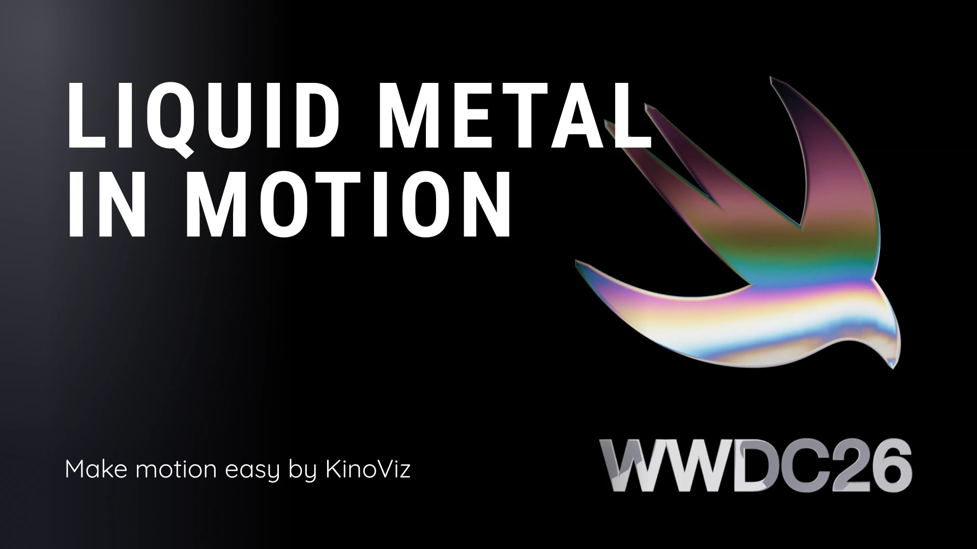 Create Liquid Metal Animations in Your Browser | KinoViz