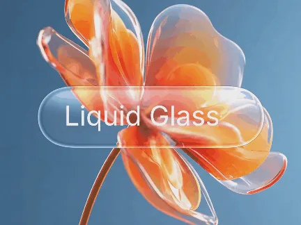 KinoViz AI Agent 按 Liquid Glass 审美 Stance 生成玻璃质感动画