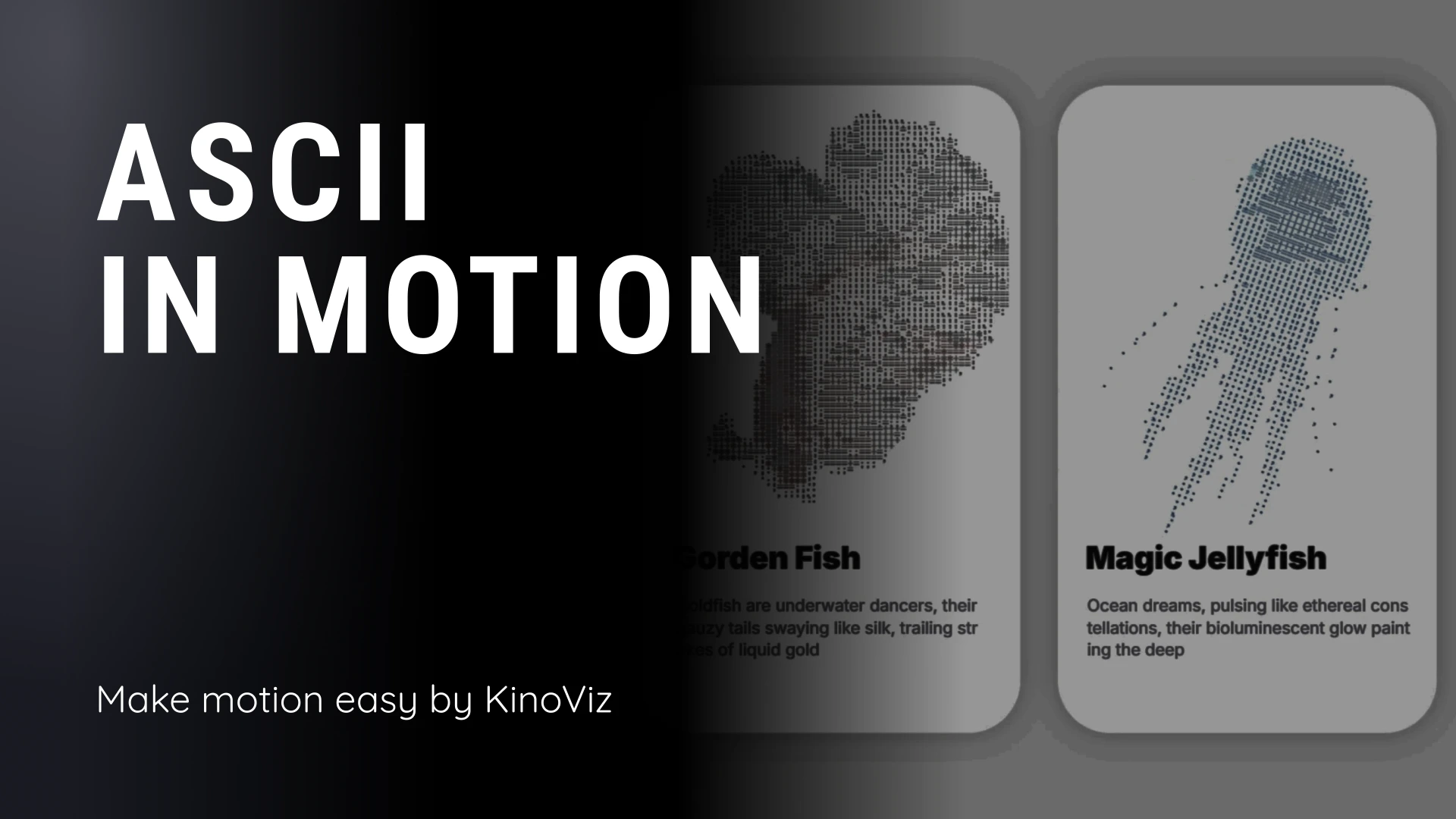 Create Animated ASCII Art in Your Browser | KinoViz